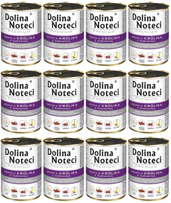 Produktbild von Dolina Noteci Kaninchen und Cranberry 24x400g