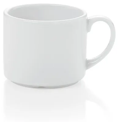 Produktbild von 36x Becher Tasse, 300 ml, Hamburg System, weiß, Porzellan, Kaffeetasse