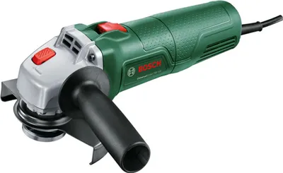 A Bosch angle grinder is shown against a white background.