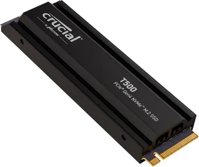 Produktbild von CRUCIAL M.2 SSD T500 CT2000T500SSD5 2TB Heatsink