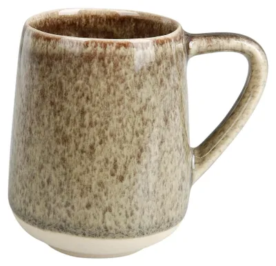 Mok aus Steingut, 13 cl, Ø 5 cm, H 7,5 cm, beige