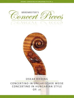 Produktbild von Concertino in ungarischer Weise op.21, Violine und Klavier, Violinenstimme und Klavierpartitur