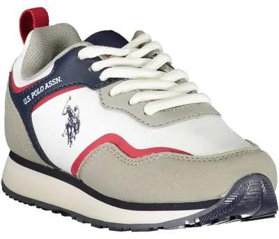 Image de US POLO ASSN. : Baskets de sport pour enfants, couleur blanche, taille 31. Taille : 31, Couleur : Blanc, Taille : 31