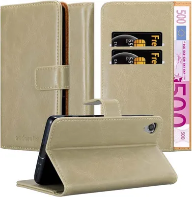 Produktbild von Cadorabo Hülle für Sony Xperia X Schutzhülle in Braun Handyhülle Book Tasche Case Etui Luxury