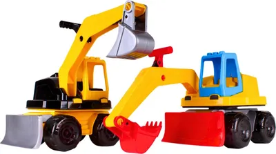 Produktbild von Baggerlader Bulldozer Bauspielzeug Auto Kunststoff Auto für Kinder 6290