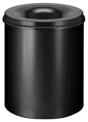 Immagine prodotto di V-Part - Feuerlöschender Papierkorb 80 Liter - Steel   - Schwarz