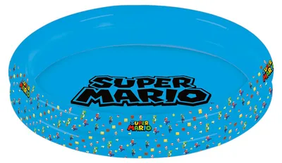 Produktbild von Planschbecken Super Mario 150cm Pool Kinder Garten 2-Ring Happy People Becken