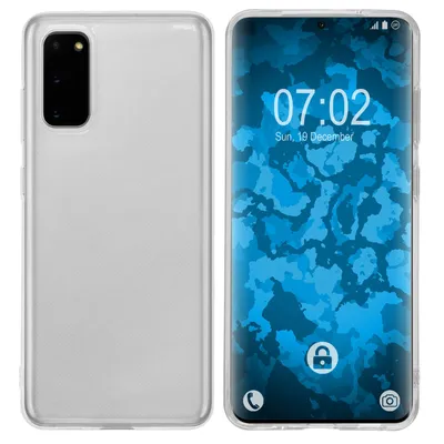 Produktbild von PhoneNatic Case kompatibel mit Samsung Galaxy S20 - Crystal Clear Silikon Hülle crystal-case Cover