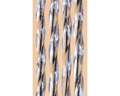 Obrázek produktu pro Závěs do dveří ART 3 černá/průhledná 90x210 cm
