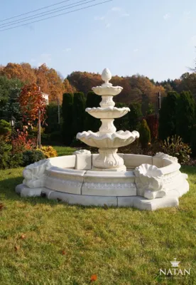 Produktbild von Fontaine Becken Zierbrunnen Springbrunnen Brunnen Stadt Teich Skulptur Garten