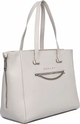 Immagine prodotto di REPLAY borsa shopper borsa a tracolla Shopper Lt Grey beige