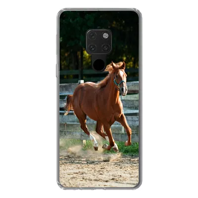 Produktbild von MuchoWow® Handyhülle Schutzhülle Hülle für Huawei P40 Lite Pferd - Licht - Sand Silikon Softcase Handy Hülle - Handy