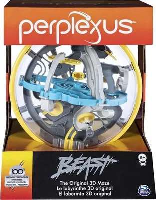 Produktbild von Perplexus Beast 3D Labyrinth Spiel, 100 Herausforderungen, Action- und Reflexionsspiel, Geduldspielzeug, Kinder Spielzeug ab 9 Jahren