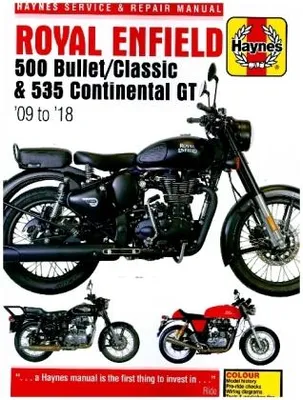 Image de Royal Enfield Bullet and Continental GT Service & Repair Manual (2009 to 2018)