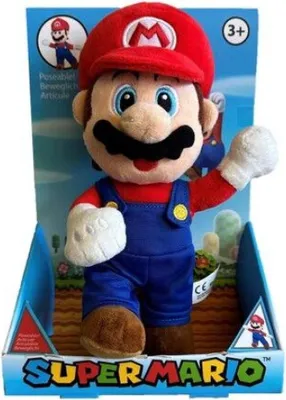 Immagine prodotto di Super Mario Bros Mario Plüschfigur articolato 25 cm
