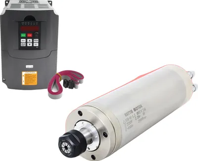 Produktbild von Wassergekühlter Spindelmotor, 2,2 kW Leistung, einstellbare Geschwindigkeit bis zu 24000 U/min, VFD HINZUFÜGEN