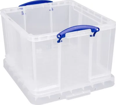 Zdjęcie produktu dla Really Useful Box przezroczyste pudełko do przechowywania, 42L - 520x440x310mm