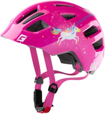 Produktbild von Cratoni Maxster Helm Einhorn rosa glänzend Mod. 2020 größe XS-S (46-51 cm) 111809F1