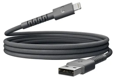 Produktbild von Fresh 'n Rebel FlexWave, 2 m, Lightning, USB A, Stecker, Stecker, Grau