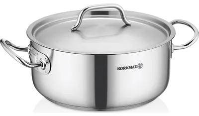Image de Korkmaz Proline Gastro cocotte en acier inoxydable 17 l