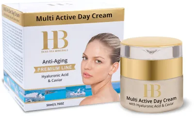 Produktbild von Health&Beauty Multi-Active Tagescreme mit Hyaluronsäure und Kaviar-Extrakt, 50 ml