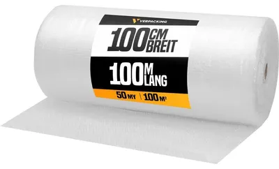 Produktbild von Luftpolsterfolie 100 cm x 100 m - 50 my - Verpackungsmaterial