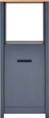 Produktbild von Geräteschrank ROTTERDAM Anthrazit Artisan Eiche Holznachbildung für Backofen 60 cm Kühlschrank 88 cm