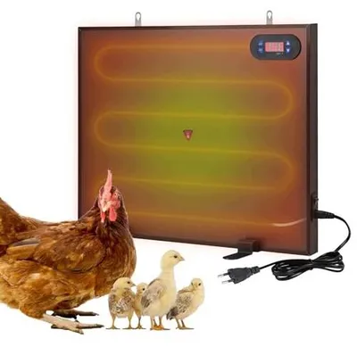 Zdjęcie produktu dla Ogrzewacz kurnika 2X100W dla drobiu niezależne przełączniki grzanie