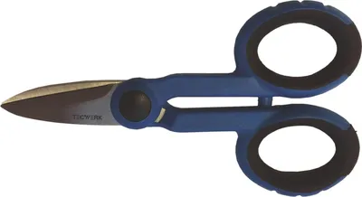 Obrázok produktu pre Nožnice pre elektrikárov a remeselníkov, dĺžka 140 mm, dvojzložkový plast