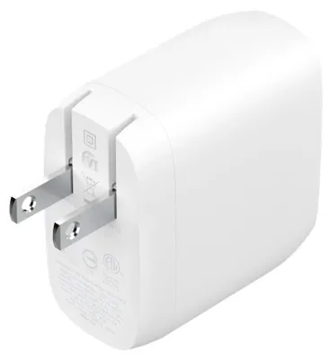 Productafbeelding van Belkin BOOST Charge 60W USB-C Dual, Wit - WCB010vfWH