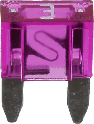 Mini-Flachsicherung 32 V/3 A, violett, 1 Stück