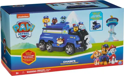 Zdjęcie produktu dla Zestaw Spin Master Paw Patrol Chase Team Cruiser Vehicle – w oryginalnym opakowaniu, z uszkodzeniami