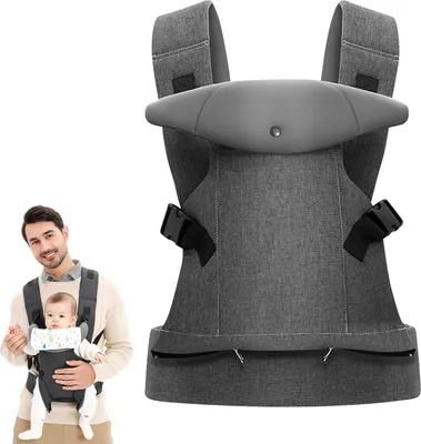 Obrázek produktu pro Nosítko, ergonomický design, více poloh nošení, tmavě šedá barva