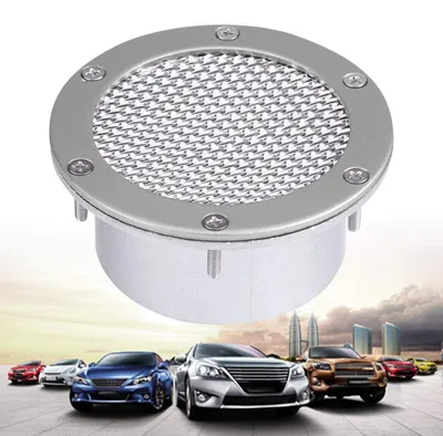Image de Grille d'aération universelle pour voitures de course (argent)