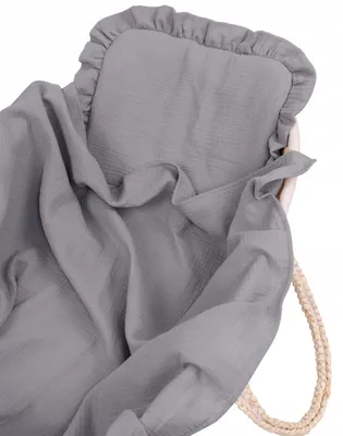 Produktbild von Infantilo Muslin Sommer Set Decke Kissen Grau