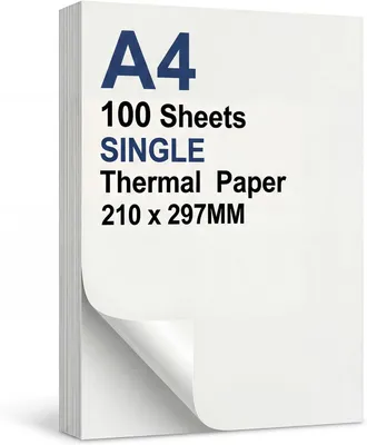 Obrázek produktu pro Termopapír A4, rychle schnoucí, rozměry 210x297 mm, kompatibilní s většinou termotiskáren