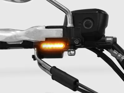 Produktbild von LED Armaturenblinker kompatibel mit Harley Davidson Softail Typ 1 silber