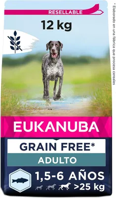 Produktbild von EUKANUBA Grain Free Large Breed - Trockenfutter für Hunde - 12 kg