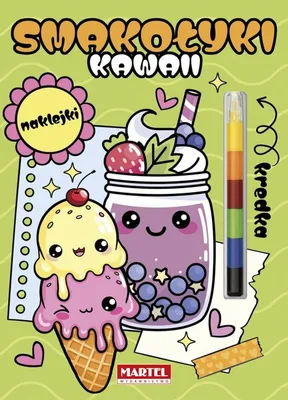 Image de Crayon modulaire. Des friandises kawaii avec des autocollants - Katarzyna Salamon