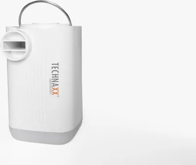 Zdjęcie produktu dla Technaxx TX-299, Przedmioty dmuchane, 300 l/min, Biały, Bateria, 3600 mAh, 30 min