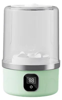 Produktbild von Tragbare Unterwäschewaschmaschine, wiederaufladbare, kabellose Mini-Waschmaschine für unterwegs, Mini-Waschmaschine mit LED-Anzeige zum Waschen von Unterwäsche und kleinen Kleidungsstücken