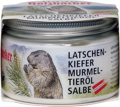 Obrázok produktu pre Holzhacker Latschenkiefer Murmeltieröl Masť 150 ml Tiegel