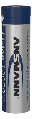 Immagine prodotto di Ansmann Li-Ion 18650 2600mAh 3,6V Presa micro-USB 1307-0002