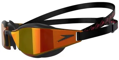 Produktbild von Speedo Schwimmbrille Fastskin Hyper Elite Mirror, Farbe:Schwarz-Gold
