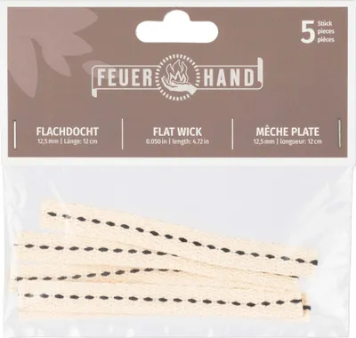 Produktbild von Feuerhand W-276X5, Laternendocht, Beige, Benzin-Laterne, Baumwolle, Baby Special 276, 12,5 mm