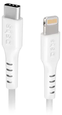 Produktbild von SBS Daten- u. Ladekabel, USB-C <-> Lightning, 2m