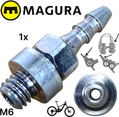 Produktbild von 1x Magura M6 Entlüftungsanschluss Service Befüllstutzen Fitting HS, MT