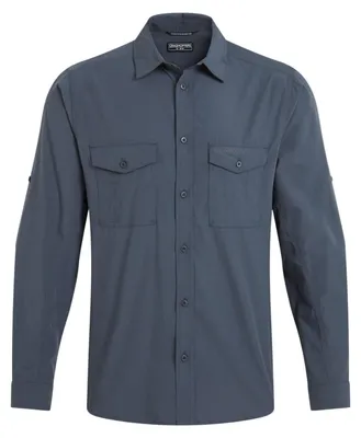 Produktbild von Craghoppers Outdoorhemd Kiwi II NosiDefence Herren , Größe:XL, Farbe:Ombre Blue