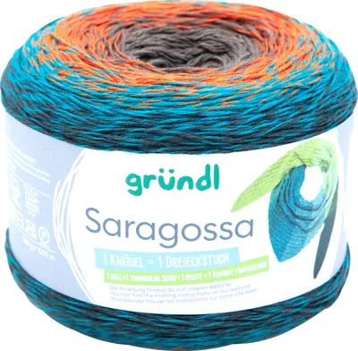 Produktbild von Gründl Saragossa Farbverlausbobbel 250 g 1000 m LL; 50%Baumwolle/50 % Polyacyrl 08
