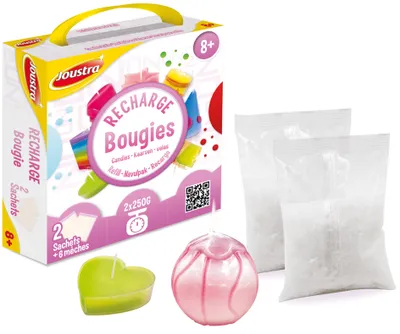 Produktbild von Joustra Kerzenwachs-Nachfüllpackung 2 x 250 g Beutel